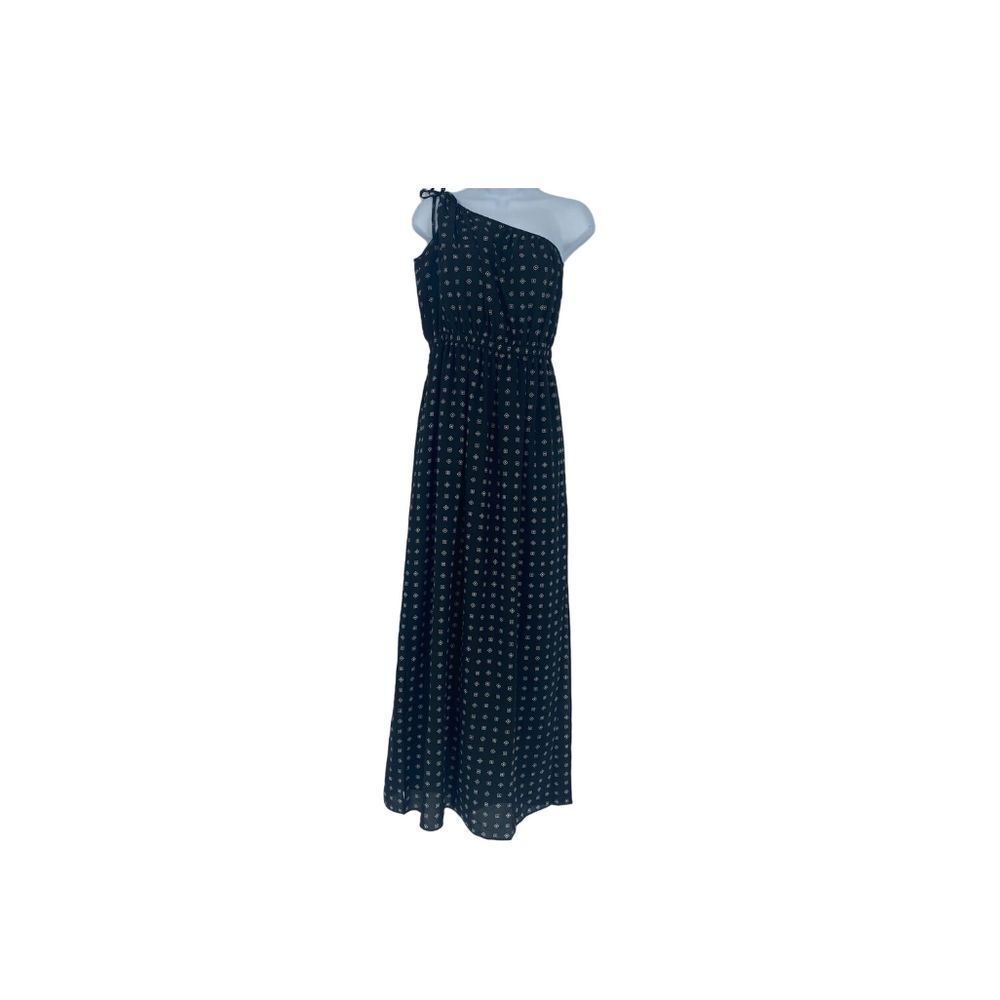 Madewell Silk Tie-Shoulder‎ Maxi Dress in Scatterblock Size 2 - Picture 3 of 11